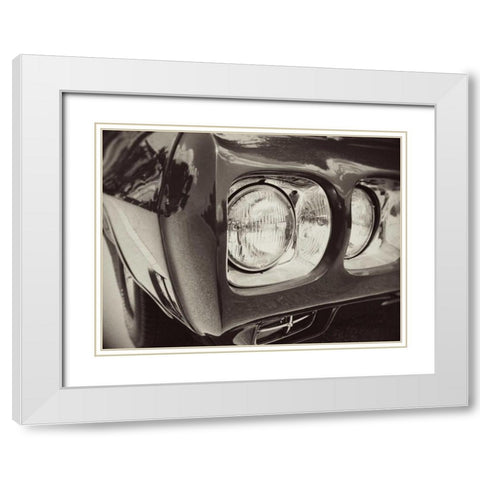 Night Rider I White Modern Wood Framed Art Print with Double Matting by Bryant, Susan