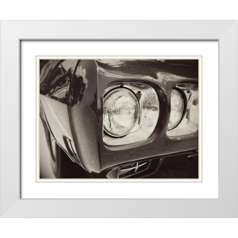 Night Rider I White Modern Wood Framed Art Print with Double Matting by Bryant, Susan