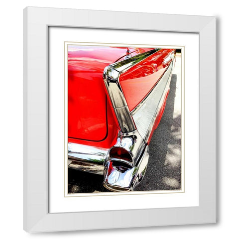 Drive By II White Modern Wood Framed Art Print with Double Matting by Bryant, Susan