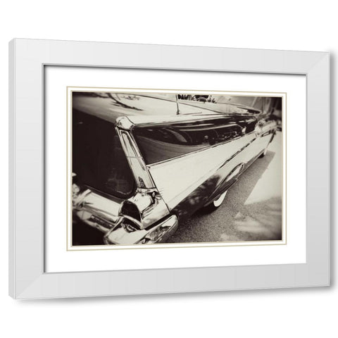 Night Rider II White Modern Wood Framed Art Print with Double Matting by Bryant, Susan