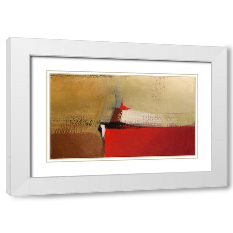 Discovery I White Modern Wood Framed Art Print with Double Matting by Loreth, Lanie
