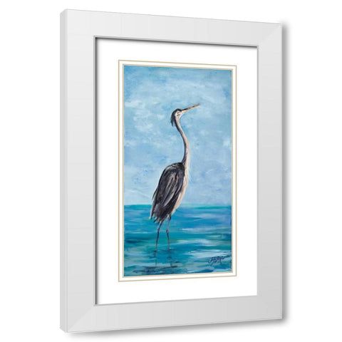 Among the Water II White Modern Wood Framed Art Print with Double Matting by DeRice, Julie