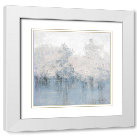 Blue East of Edinbourgh White Modern Wood Framed Art Print with Double Matting by Loreth, Lanie