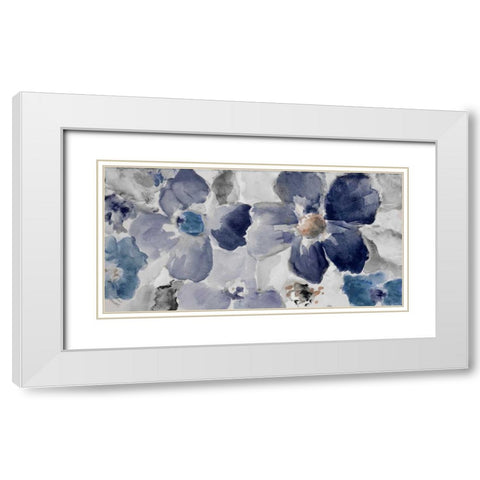 Cool Sonata I White Modern Wood Framed Art Print with Double Matting by Loreth, Lanie
