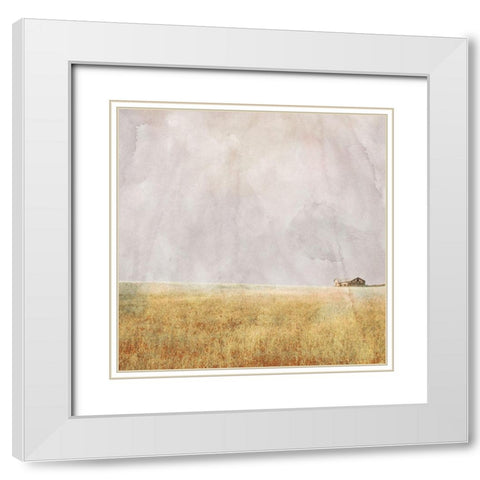 Before the Storm White Modern Wood Framed Art Print with Double Matting by Mabat, Ynon