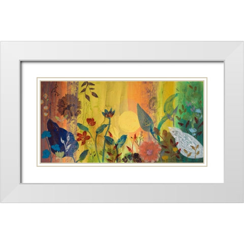 Daylight Has Spoken White Modern Wood Framed Art Print with Double Matting by Maria, Robin
