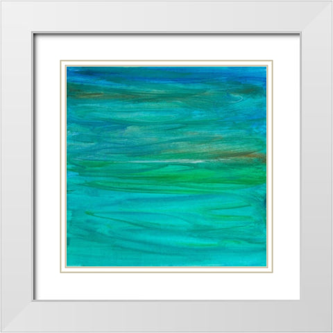 The Wind in your Sail White Modern Wood Framed Art Print with Double Matting by Maria, Robin