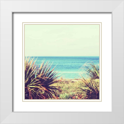 Beyond the Horizon I White Modern Wood Framed Art Print with Double Matting by Peck, Gail