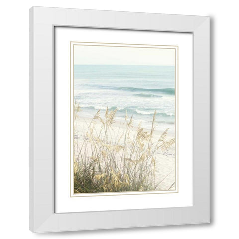 Beach Days White Modern Wood Framed Art Print with Double Matting by Peck, Gail