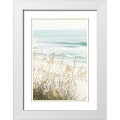 Beach Days White Modern Wood Framed Art Print with Double Matting by Peck, Gail