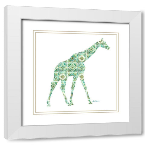 French Wild I White Modern Wood Framed Art Print with Double Matting by Gaynor, Janice
