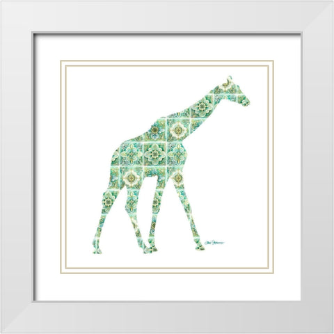 French Wild I White Modern Wood Framed Art Print with Double Matting by Gaynor, Janice