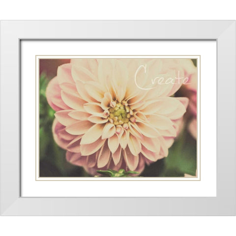 March Pink Filtered I White Modern Wood Framed Art Print with Double Matting by Bryant, Susan