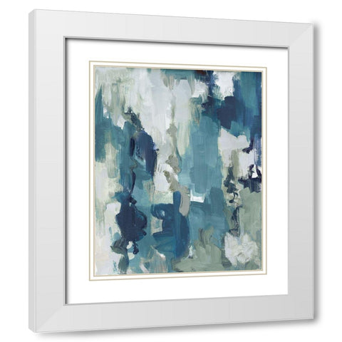 Cool Serenade II White Modern Wood Framed Art Print with Double Matting by Loreth, Lanie