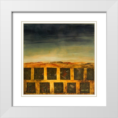 Modern Landscape I White Modern Wood Framed Art Print with Double Matting by Loreth, Lanie