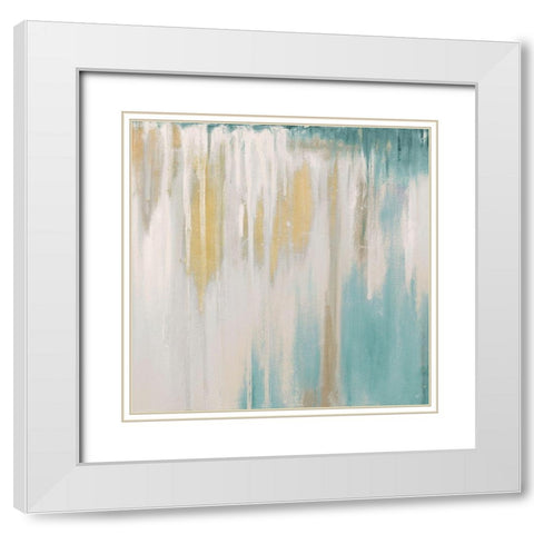 Bright Paysage I White Modern Wood Framed Art Print with Double Matting by Pinto, Patricia