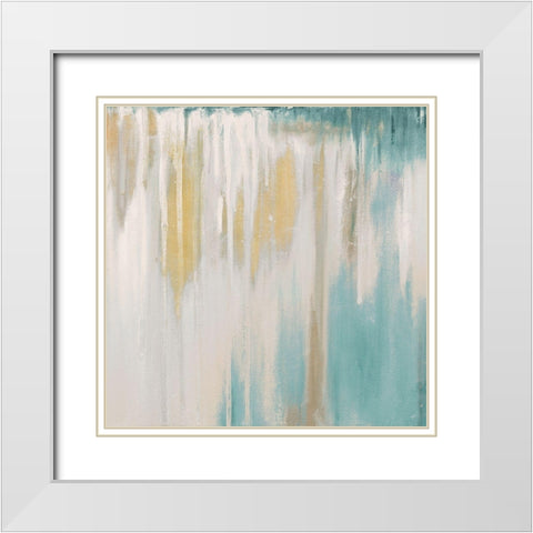 Bright Paysage I White Modern Wood Framed Art Print with Double Matting by Pinto, Patricia