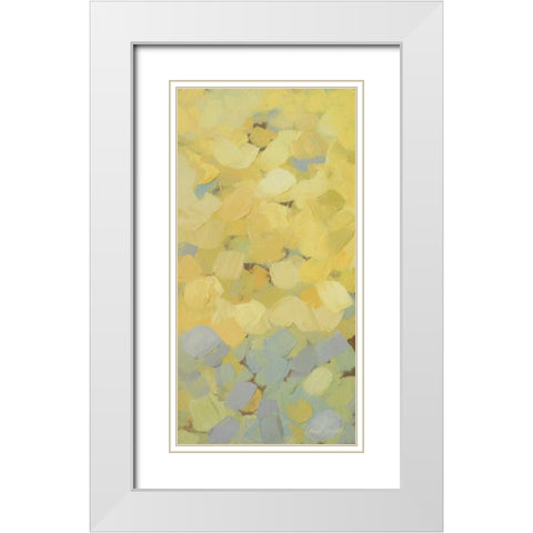 Bits of Life I White Modern Wood Framed Art Print with Double Matting by Loreth, Lanie