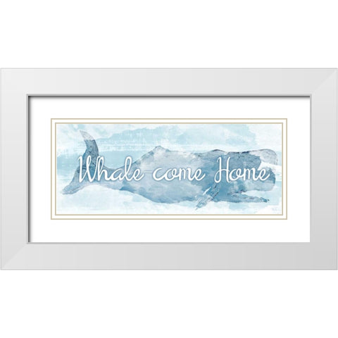 Sea Your Way In White Modern Wood Framed Art Print with Double Matting by DeRice, Julie