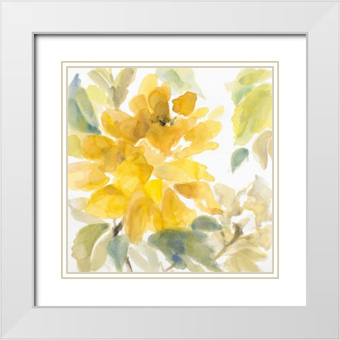 Early May Blooms II White Modern Wood Framed Art Print with Double Matting by Loreth, Lanie