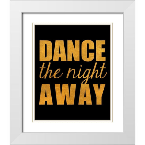 Be and Dance I White Modern Wood Framed Art Print with Double Matting by Studio, SD Graphics