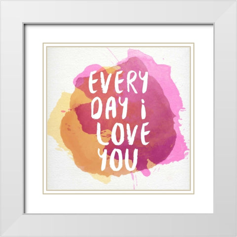 You Are You II White Modern Wood Framed Art Print with Double Matting by Studio, Sd Graphics