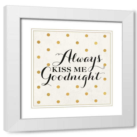 Love Words Black II White Modern Wood Framed Art Print with Double Matting by SD Graphics Studio