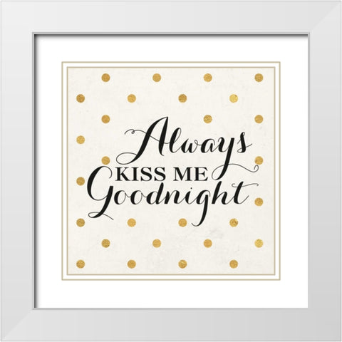 Love Words Black II White Modern Wood Framed Art Print with Double Matting by SD Graphics Studio