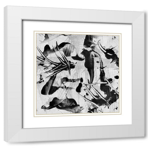 Lost City White Modern Wood Framed Art Print with Double Matting by Peck, Gail