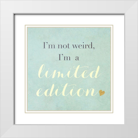 Snark Fest Square I White Modern Wood Framed Art Print with Double Matting by SD Graphics Studio