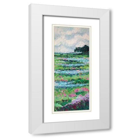 Marsh Romance II White Modern Wood Framed Art Print with Double Matting by Coolick, Ann Marie