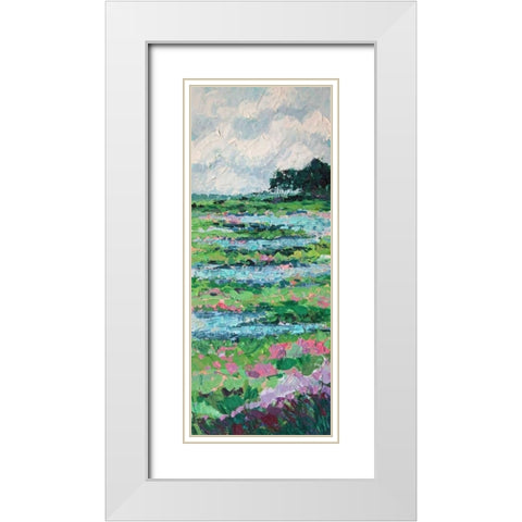 Marsh Romance II White Modern Wood Framed Art Print with Double Matting by Coolick, Ann Marie