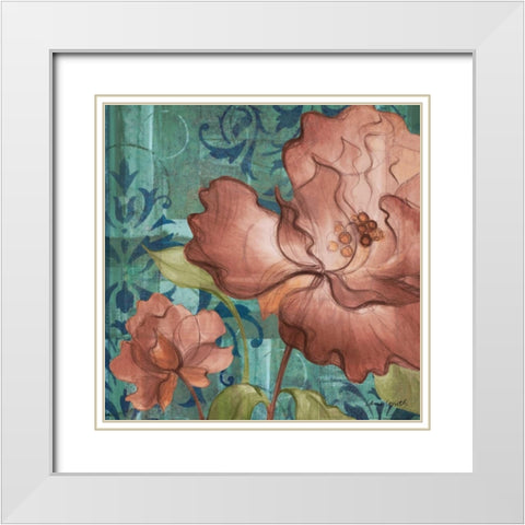 Boho Dream Square I White Modern Wood Framed Art Print with Double Matting by Loreth, Lanie