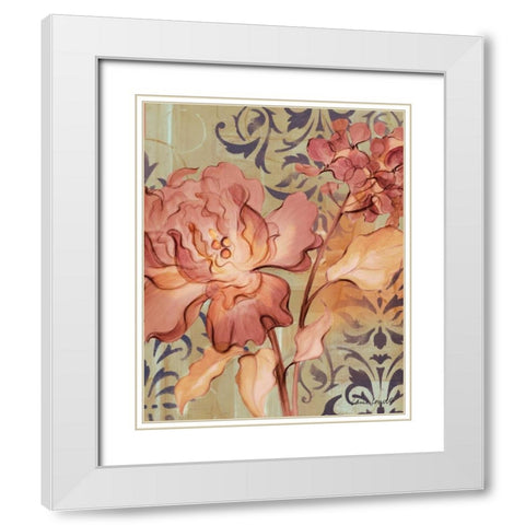 Rouge Lilac Dream II White Modern Wood Framed Art Print with Double Matting by Loreth, Lanie
