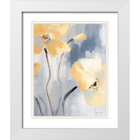 Blossom Beguile I White Modern Wood Framed Art Print with Double Matting by Loreth, Lanie