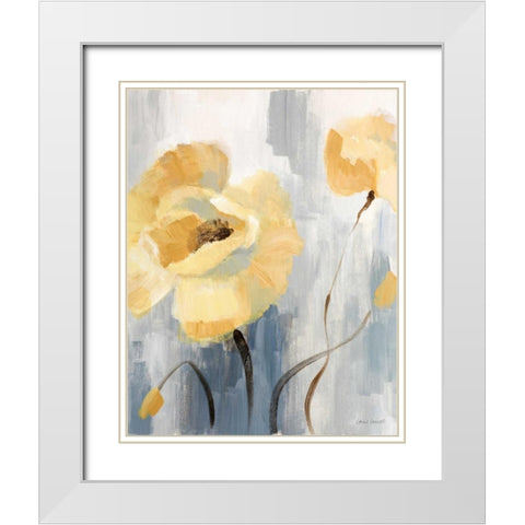 Blossom Beguile II White Modern Wood Framed Art Print with Double Matting by Loreth, Lanie