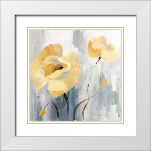 Blossom Beguile II White Modern Wood Framed Art Print with Double Matting by Loreth, Lanie