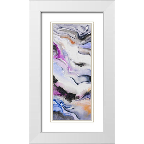 Busy Dreams II White Modern Wood Framed Art Print with Double Matting by Loreth, Lanie