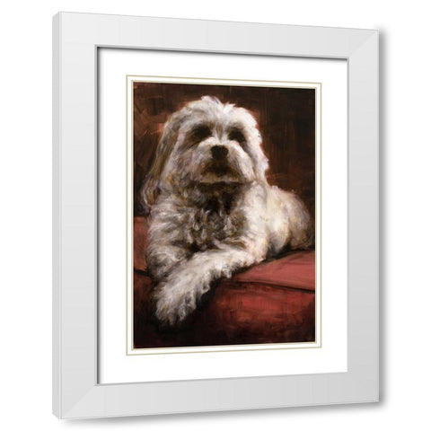 This is my Seat White Modern Wood Framed Art Print with Double Matting by Johnson, Walt