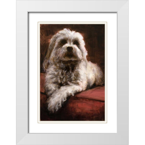This is my Seat White Modern Wood Framed Art Print with Double Matting by Johnson, Walt