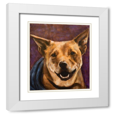 Ive Missed You White Modern Wood Framed Art Print with Double Matting by Johnson, Walt