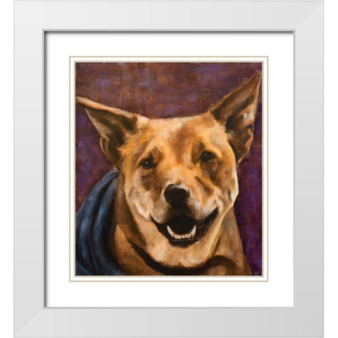 Ive Missed You White Modern Wood Framed Art Print with Double Matting by Johnson, Walt