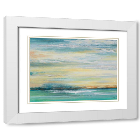 Misty Morning White Modern Wood Framed Art Print with Double Matting by Pinto|Patricia