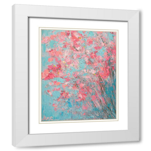 Apple Blossoms White Modern Wood Framed Art Print with Double Matting by Coolick, Ann Marie