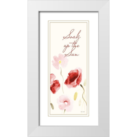 Soak up the Sun White Modern Wood Framed Art Print with Double Matting by Loreth, Lanie