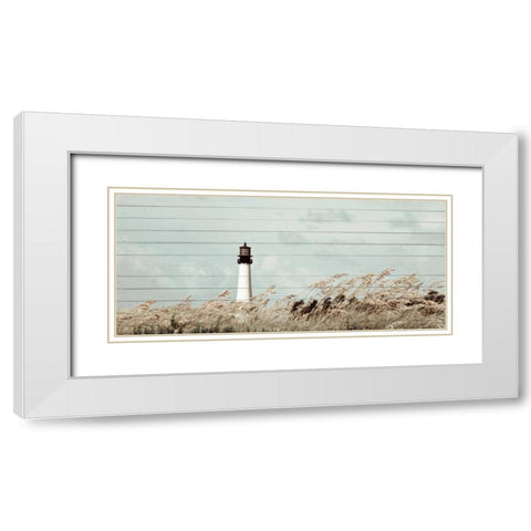 Let The Winds Blow White Modern Wood Framed Art Print with Double Matting by Peck, Gail