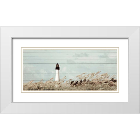 Let The Winds Blow White Modern Wood Framed Art Print with Double Matting by Peck, Gail