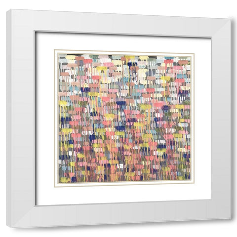 Down Came The Rain White Modern Wood Framed Art Print with Double Matting by Peck, Gail