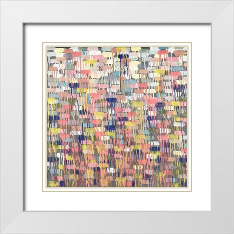 Down Came The Rain White Modern Wood Framed Art Print with Double Matting by Peck, Gail