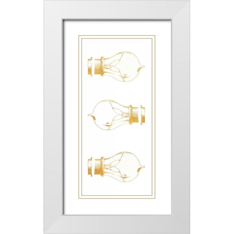 Shine and Illuminate Panel White Modern Wood Framed Art Print with Double Matting by SD Graphics Studio